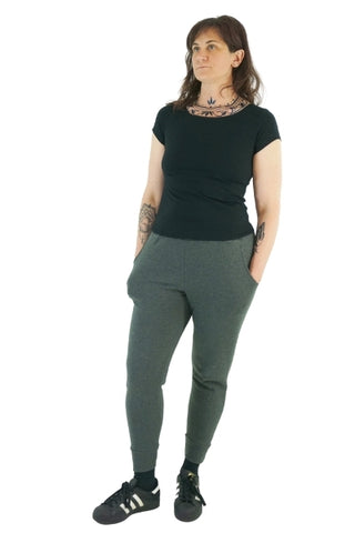 Cropped women's leggings  Best organic cotton pants made in Canada –  econica